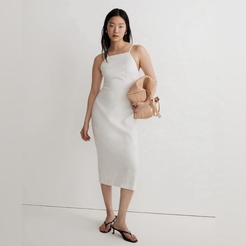 Madewell Goldie 100% Linen Dress